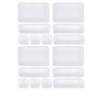 16 Pcs Piccola Scatola Di Plastica Organizzatore Vanità Da Scrivania