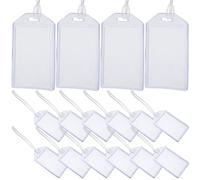 16 Pcs Porta Carta Identità Bustine Trasparenti Per Le Carte Tag Titolare