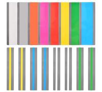 16 Pcs Righello di Lettura Strisce Lettura Colorato Strisce di Lettura Guidate Righello Dislessia Strisce di Aiuti per la Dislessia Sovrapposizione Dislessia Righello Strisce di Evidenziazione (A)