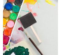 16 Pcs Spugna Spugne Per Dipingere Pittura Sponge Painting for Children