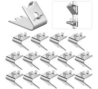 16 Pcs Supporto Per Ripiano Più Fresco Clip Mensole Carichi Pesanti