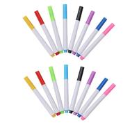 16 pennarelli per lavagna bianca, 8 colori vivaci, cancellabili, pennarelli per lavagna a LED, con inchiostro liscio, pittura e scrittura fai da te, divertimento per bambini e adulti.