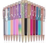 16 penne a sfera con cristalli dinamici e liquidi, inchiostro nero, penna a sfera con sabbia liquida per compleanno, torna a scuola, matrimoni, casa, scuola, ufficio, articoli per la scrittura, 16 colori