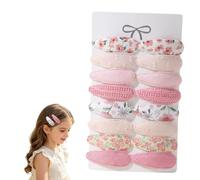 16 Pezzi Accessori per Capelli Neonata Rosa - Mollette Leggere e Comode per Bambine, Set Fermagli per Acconciature Quotidiane