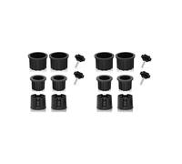 16 Pezzi Base per Ombrellone Foro Tappo Coperchio e Tappo Portaombrelli da Patio Parti di Ricambio Stabilizzatore Base Supporto