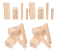 16 Pezzi Blocchi di Legno da Intaglio in Tiglio, Grezzi, Lisci | Superficie Pronta per Dipingere, Bordi Sicuri e Facili da Modellare, per Hobby e Pratica di Lavorazione