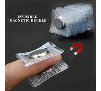 16 pezzi Clip magnetiche metalliche invisibili, adatte per abbigliamento e borse, accessori fai-da-te facili da usare, essenziali per il fai-da-te, clip per tessuti, clip di moda, connessione senza cu