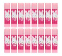 16 Pezzi Colla Stick Solida da 9g Coniglio, per Carta e Foto | Pva Lavabile, Coperchio Incluso, per Scrapbooker, Casa e Biglietti Natalizi
