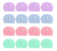 16 Pezzi Copri Chiavi Colorati Grandi Identificatori per Chiavi Protezioni per Marcatori per Teste di Tasti Grandi e Sottili