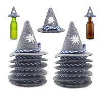 16 pezzi decorativi per Oktoberfest, cappello da seppel, piccolo cappello in feltro, decorazione bavarese, mini cappello tradizionale bavarese, mini cappello tradizionale, decorazione da tavolo