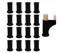 16 Pezzi di Calzini per Gambe di Sedia, Materiale Lavorato a Maglia Altamente Elastico, Resistenti All'usura, Evitano Graffi e Sono Eccellenti Protezioni per Il Pavimento Delle Gambe di Sedia(Black)