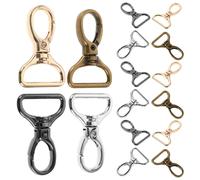 16 pezzi di fermagli girevoli: fermaglio a moschettone in lega di zinco per la