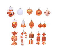 16 pezzi di palline di Natale per albero di Natale Winter Wonderland palline