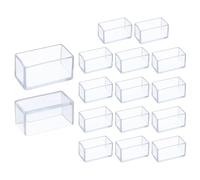 16 pezzi di protezioni for gambe di sedie in silicone, 0,8 x 1,6 pollici, coprigambe antiscivolo for sedie, protezioni rettangolari for gambe di mobili for pavimenti in legno, riducono rumore e graffi