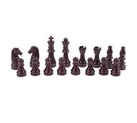 16 pezzi di ricambio in plastica scacchi/set scacchi marrone
