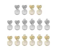 16 Pezzi Di Silicone Trasparente Amore Tappi Per Le Orecchie, Anti-Goccia Orecchini Tappi Per Le Orecchie, Heavy-Duty Orecchino Supporto Fibbie, Morbido Signore Orecchino Titolari.