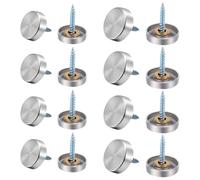 16 Pezzi Di Viti A Specchio In Acciaio Inossidabile, Copertura Per Viti Decorative, Parti Fisse Per Vite Del Biglietto, Accessori Hardware.