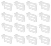16 Pezzi Divisori per Frigorifero Ferma Bottiglie per Frigorifero Organizzatori Regolabili, Fermabottiglie Frigorifero Divisore, Organizer Frigorifero Salvaspazio per Condire Pacchette, Bevande, Uova