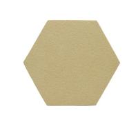 16 pezzi esagonali in feltro bacheca autoadesiva bollettino memo foto bacheche in sughero piastrelle decorative da parete in schiuma colorata per Foto, Appunti, Immagine(Beige)