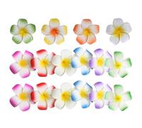 16 Pezzi Fermagli per Chioma a Fiore in EVA e Metallo, Donna | Stile Delicato e Bello, Forma Floreale, Si Nasconde tra Chioma o Vestiti, per Vacanza e Luau Colore Casuale