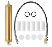 16 Pezzi Filtro Compressore Aria Kit, Q35 Separatore Acqua e Olio con Elemento Filtrante, Accessori Compressore Aria, per il Collegamento Della Pompa Dell'aria o Della Pompa Dell'aria da 12 V