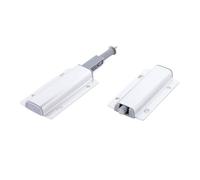 16 pezzi in lega di alluminio e plastica for armadio, porte in legno, chiusura magnetica, in metallo, for aprire, a scatto, magent, for mobili per Porta nascosta, Armadi