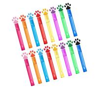 16 pezzi in miniatura a forma di zampe che soffiano oggetti luminosi per giochi all'aperto essenziali sicuri regalo per bambini soffiatore a bolle per bambini