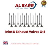 16 Pezzi Ingresso E Scarico Valvole Ford Galaxy Transit Motore Diesel BK2Q6505 /