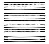 16 Pezzi lame per seghetto oscillante 10/15/18/24 Lame da Traforo 127mm | Standard a Taglio Fine con Pernetto Trasversale per Segare Legno Plastica Schiuma Metalli Teneri