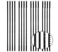 16 Pezzi Lame Traforo In Acciaio Ai Carbonio, 127 mm 10/14/18/24 Denti Lame Seghetto Alternativo, Lama per Sega Scorrimento Acciaio Carbonio per Lavorazione del Legno, Accessori per Elettroutensili