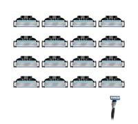 16 Pezzi Lamette da Barba, Lame di Ricambio Per Rasoio Lamette Compatibili con Mach 3 Turbo One Blade Lamette Ricambio Lamette per Rasoio di Regali per Barba e Peli delle Gambe Padri e Fidanzati