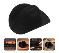 16 pezzi Mini cappello da floccato per bambole, cappello decorativo in