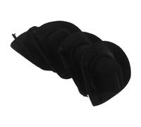 16 pezzi Mini cappello da floccato per bambole, cappello decorativo in