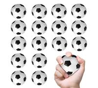 16 Pezzi Mini Pallone da Calcio, Pallone da Calcio Antistress, Pallina Antistress, Mini Palline Sportive, Palle di Schiuma per Bambini, Giochi Antistress per Bambini e Adulti