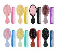 16 pezzi Mini Spazzola per Capelli, 2 Stili Piccola Spazzola Capelli Cuscino d'Aria e Pettine Capelli Viaggio Capelli Multicolore Asciutta Bagnata Riempitivi Bomboniere per Bambini Ragazze Donne