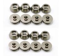 16 Pezzi Nel Metallo Vite Biella Guarnizione Rondella Rondella Resto per WPL C14 C24 C34 C44 MN D90 D91 D99S RC Auto, Grigio