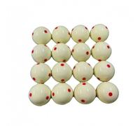 16 Pezzi Palle da Biliardo con Punto Rosso Classico Gioco Liscio per Club
