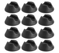 16 Pezzi Protezione Per i Piedi Della Sedia Coprigambe Per Sedie Nere Forcina Copri Piedini Da Tavolo Neri Stivaletti Per Copriscarpe Tubi Tubatura Metallo Gomma Dell'abs