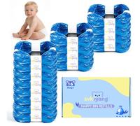 16 Pezzi Ricarica Mangiapannolini, Compatibile con Tommee Tippee Sangenic Tec+Simplee Sangenic+Twist & Click, Realizzate In Materiale EVOH Antibatterico e Deodorante a 7 Strati, Ispessite e Resistenti