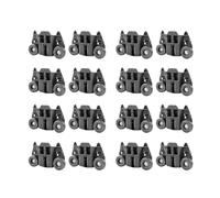 16 Pezzi Ruote W10195417 Per Lavastoviglie, Cestello Inferiore, Compatibili Con Kitchenaid, Compatibili Con Whirlpool, Compatibili Con Kenmore, Rullo Cestello Lavastoviglie