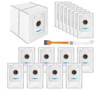 16 pezzi Sacchetti per aspirapolvere T30 Pro Omni / T30 Omni,3L grande capacità，Con due pennelli,per T30 Omni / T30S / T30S PRO / X5 Omni accessori robot aspirapolvere accessori