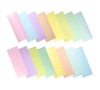 16 Pezzi Segnalibro Plastico Colorato Rettangolare in PVC | Striscia Evidenziatrice Trasparente, Precisione e Chiarezza Visiva, Portatile per Insegnanti e Adulti