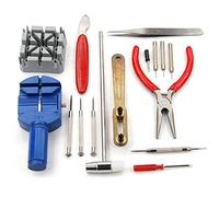 16 pezzi Set di strumenti per la riparazione di orologi/pin e della rimozione/regolazione cinturino da polso