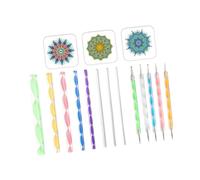 16 pezzi set mandala lunghezza 15 cm decorazione per la casa strumento