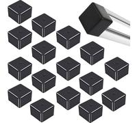 16 pezzi Tappi di chiusura per binario solare 40x40, Tappi di chiusura per profilo in alluminio 40x40, Tappi di chiusura in plastica nera, Adatti per l'installazione di accessori per tappi di disposit