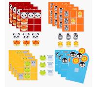 16 Pezzi Tic Tac Toe, Gioco per Bambini In Feltro, Tic Tac Mini Nove Griglia Giochi Da, Regalini Fine Festa Compleanno Bambini, Gioco Tris per Compleanno, Festa, Casa, Scuola