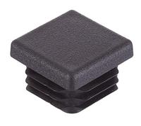 16 Pezzi - Tutte le Taglie - Tappi Terminale Di Plastica Quadrate - Inserti da Tubo Per Gambe Di Tavoli, Sedie, Mobili (19mm, Nero) - da Lifeswonderful