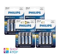 16 PHILIPS Ultra Alcalino Aa batteries Mignon Lr6 1.5V blister 4Bl Exp 2031 New
