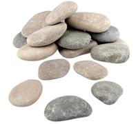 16 Pietre Piatte da Dipingere, 10-15 cm, Grandi Ciottoli Piatti | FUNSUEI, Sassi Naturali Levigati, Superficie Liscia per Pittura Acrilica, Decorazione Giardino, Artigianato Fai da Te