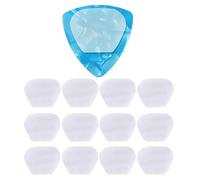 16 plettro per chitarra con impugnatura antiscivolo per chitarra e basso, impugnatura antiscivolo, in silicone, impugnatura in silicone